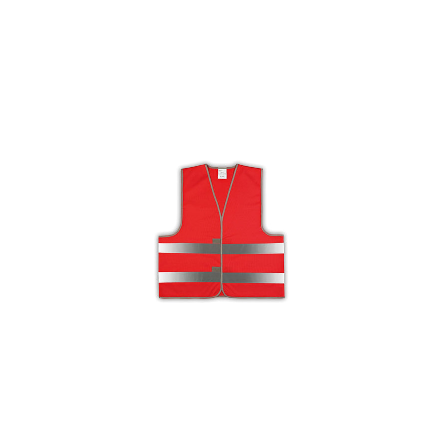 Warnweste Mesh, rot, Grössse XL/XXL (130 cm Umfang), EN 471, mit Klettverschluss