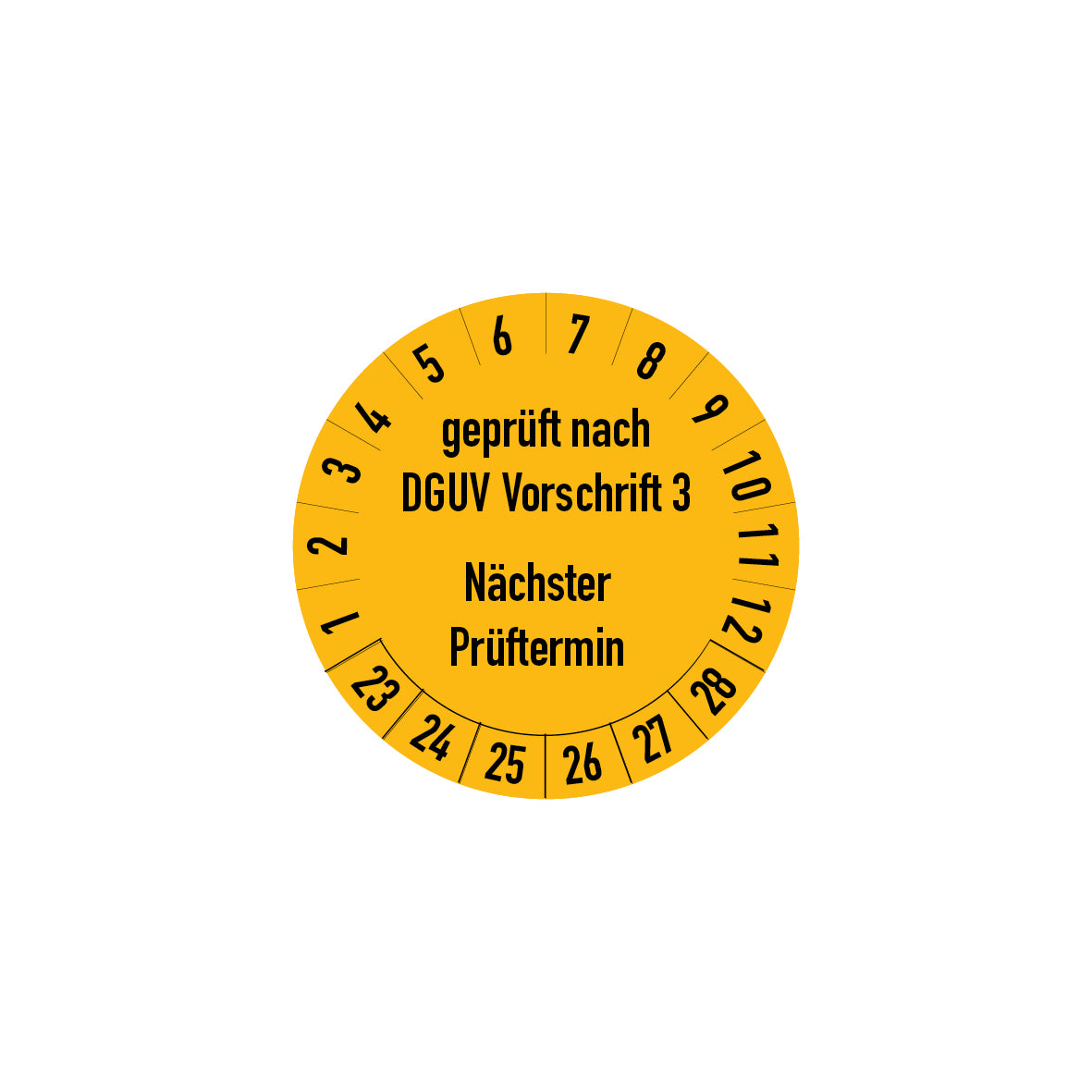 Prüfplakette, 4.P-205, Gesetzlich