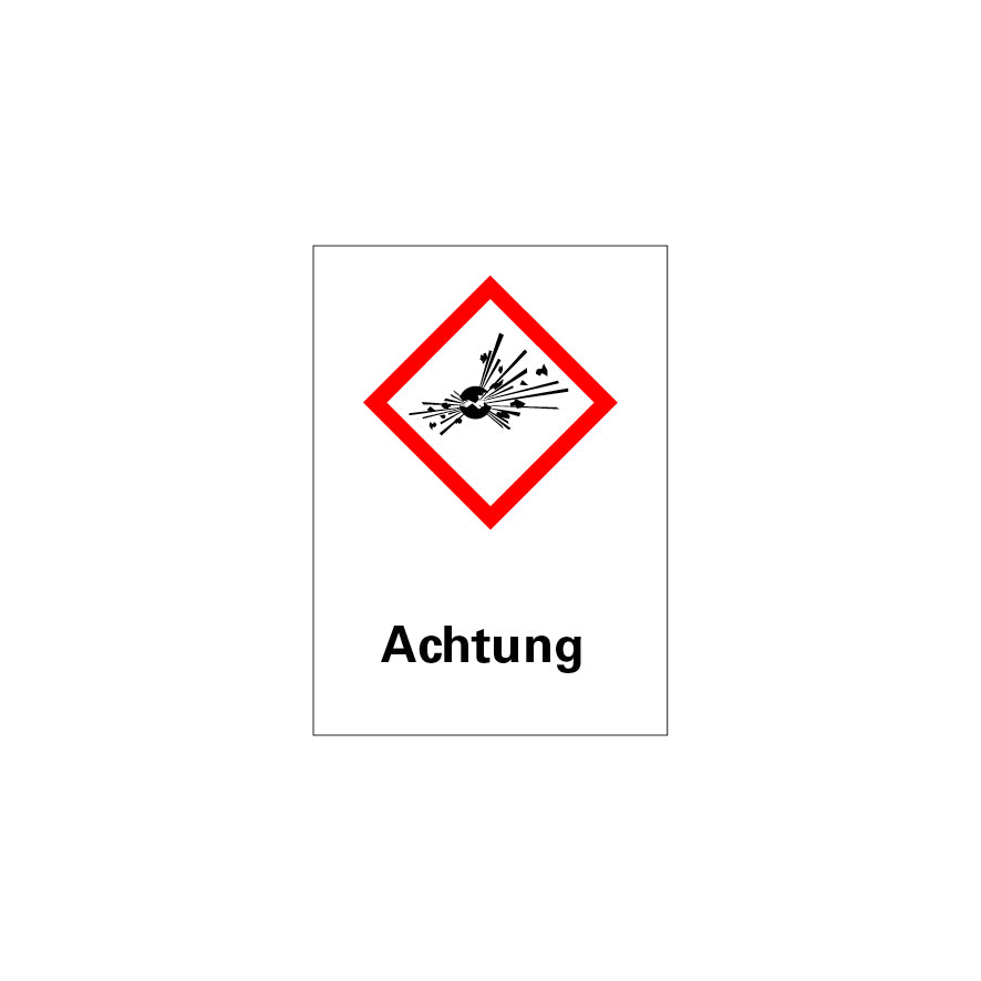 5.GHS-107, GHS-Kennzeichen mit Text, Folie