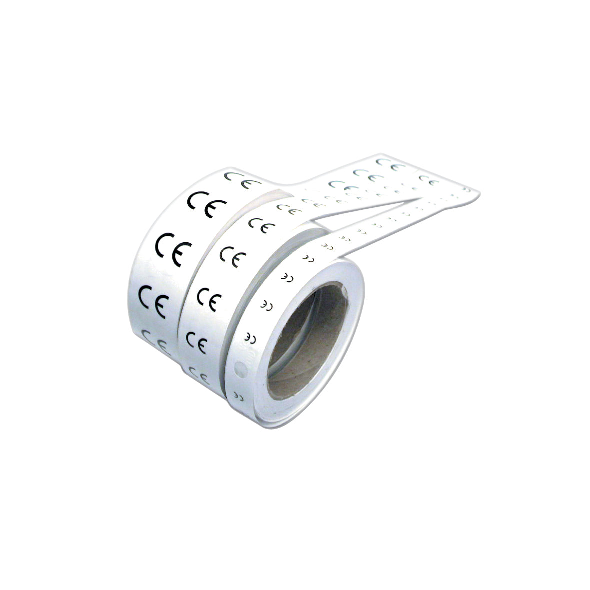CE-Zeichen, ø 20 mm, PET, weiss/schwarz, Ro 1000 Stk.
