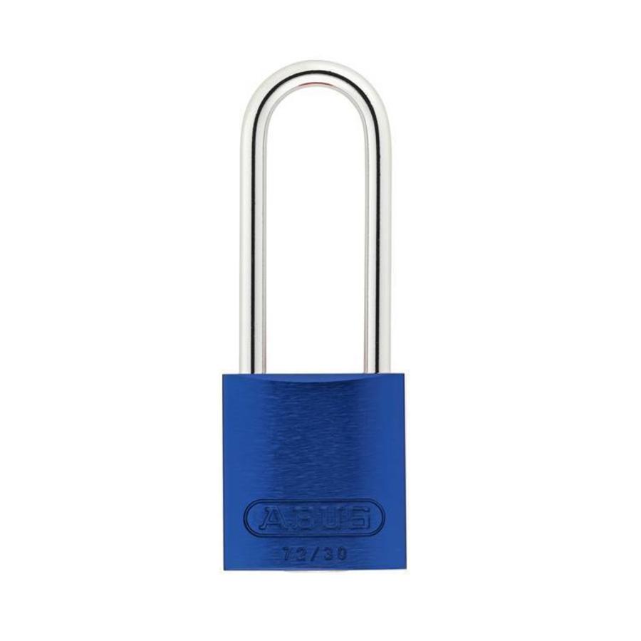 Vorhängeschloss Elox blau, Bügel: H 50 mm, ø 5 mm