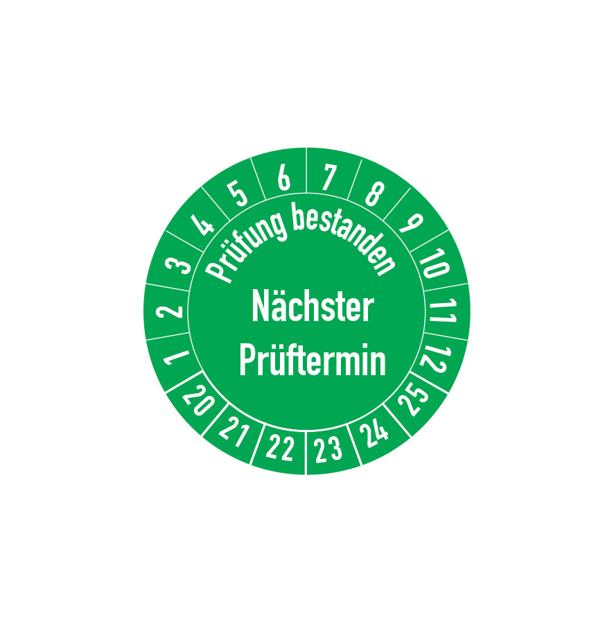 Prüfplakette, 4.P-057, Prüftermin