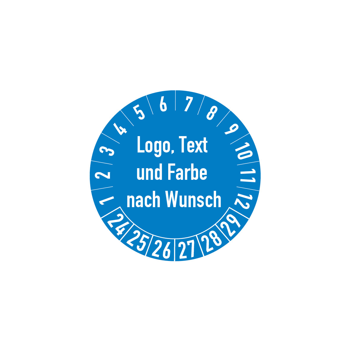 Prüfplakette, 4.P-504, Individuell