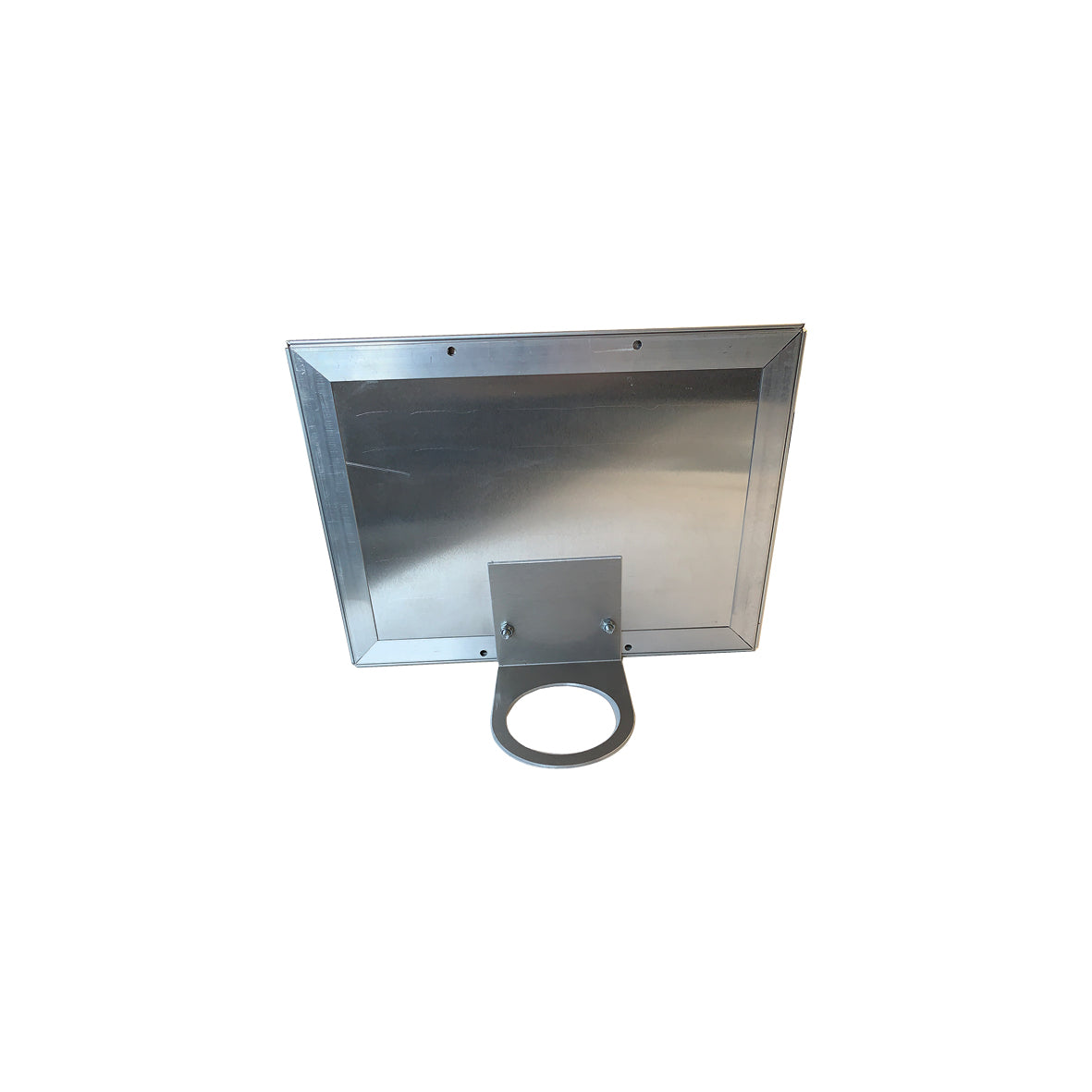 Leitkegel Zubehör, Klapprahmen A4 quer, 5-er Set, für Leitkegel, 20 mm Alu-Rahmen mit Alu-Rücken, Leitkegel 75 cm