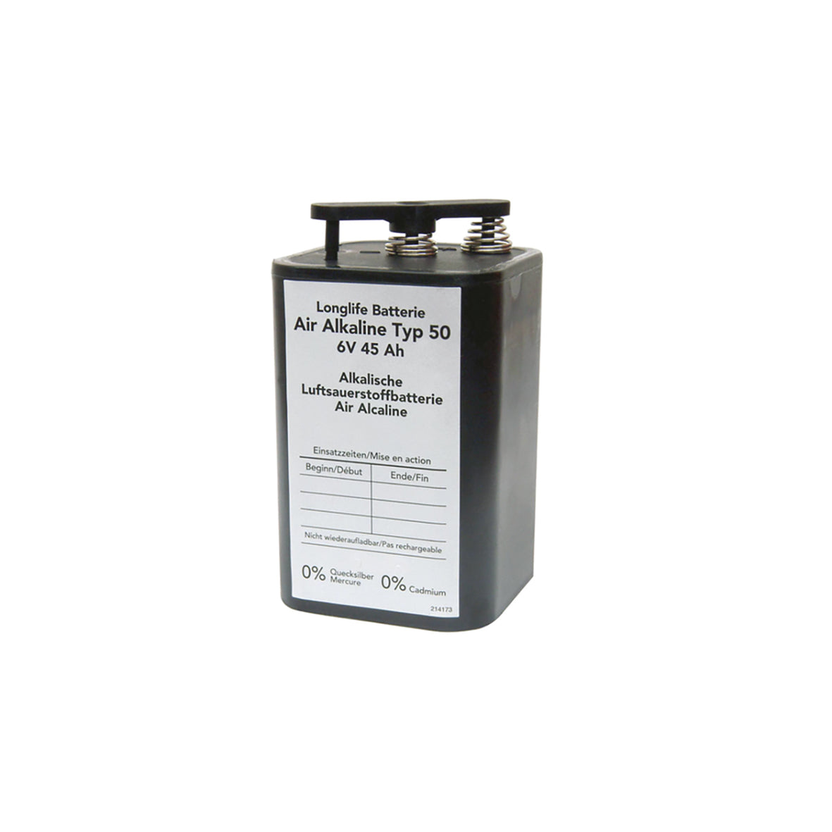 Blockbatterie, Konstant 45, 6V/45 Ah