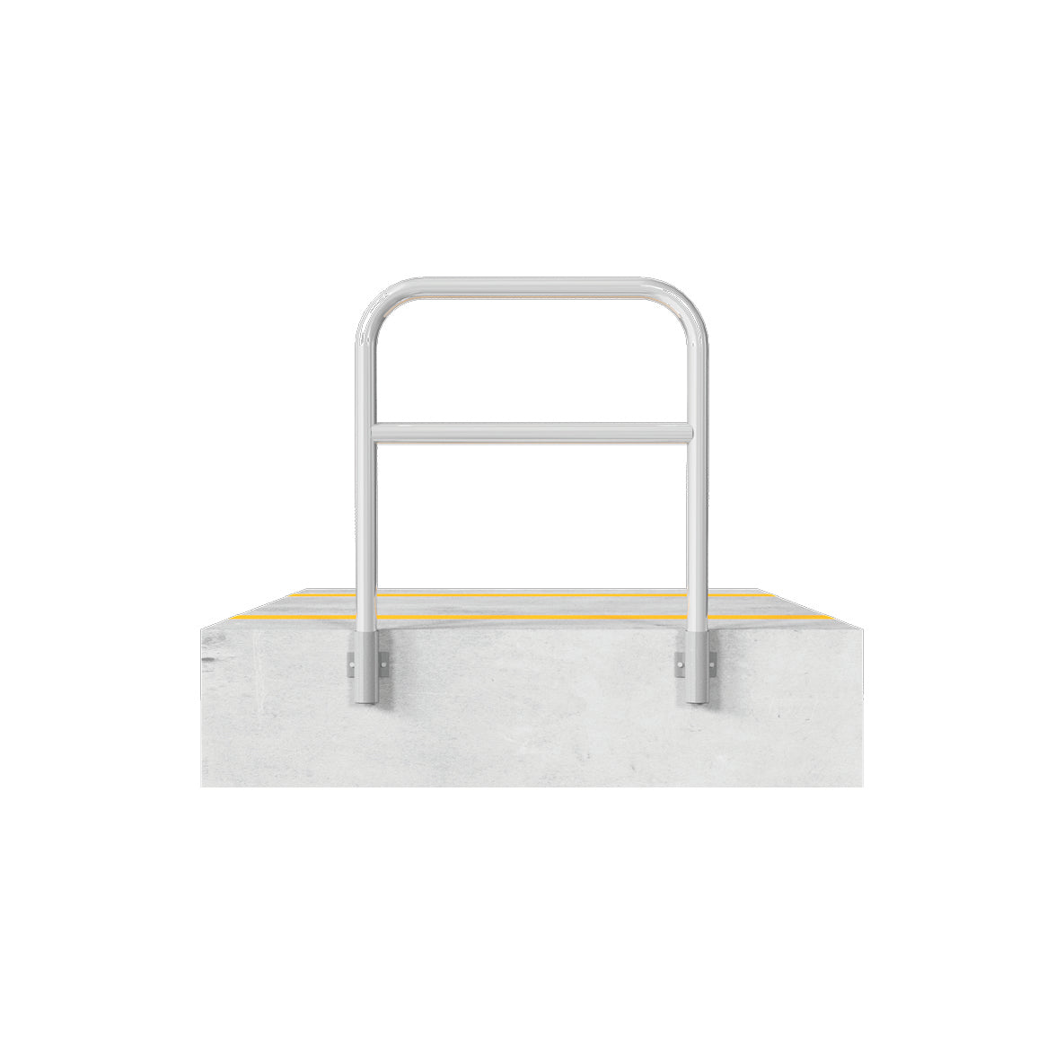 Sperrbügel Rampe, ø 60 mm, B/H 700/1200 mm, zum Anschrauben, verzinkt