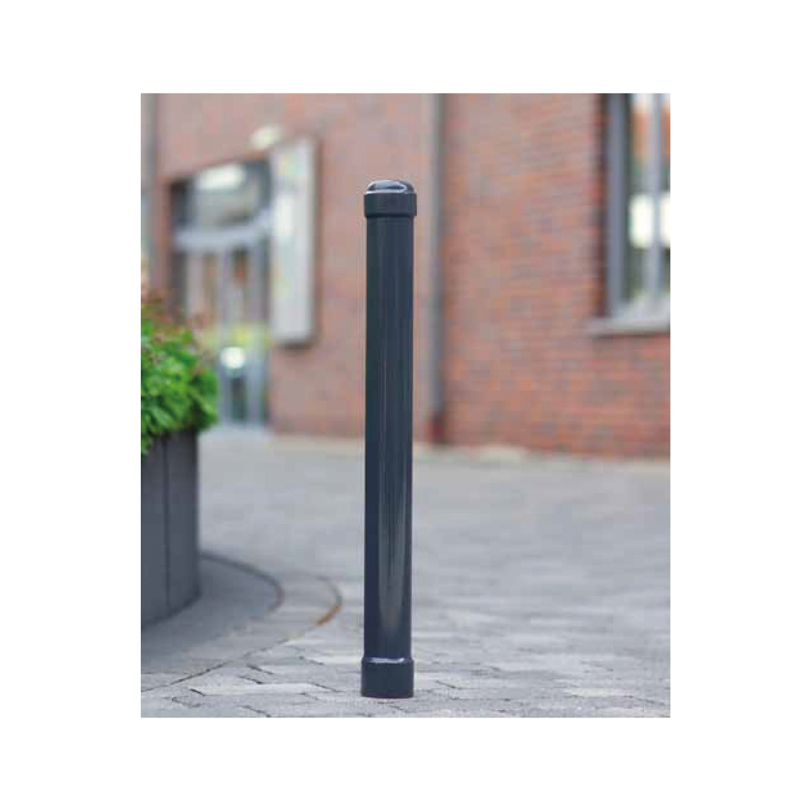 Stahlpoller, Stil 83A 90, H 900 mm, ø 83 mm, herausnehmbar