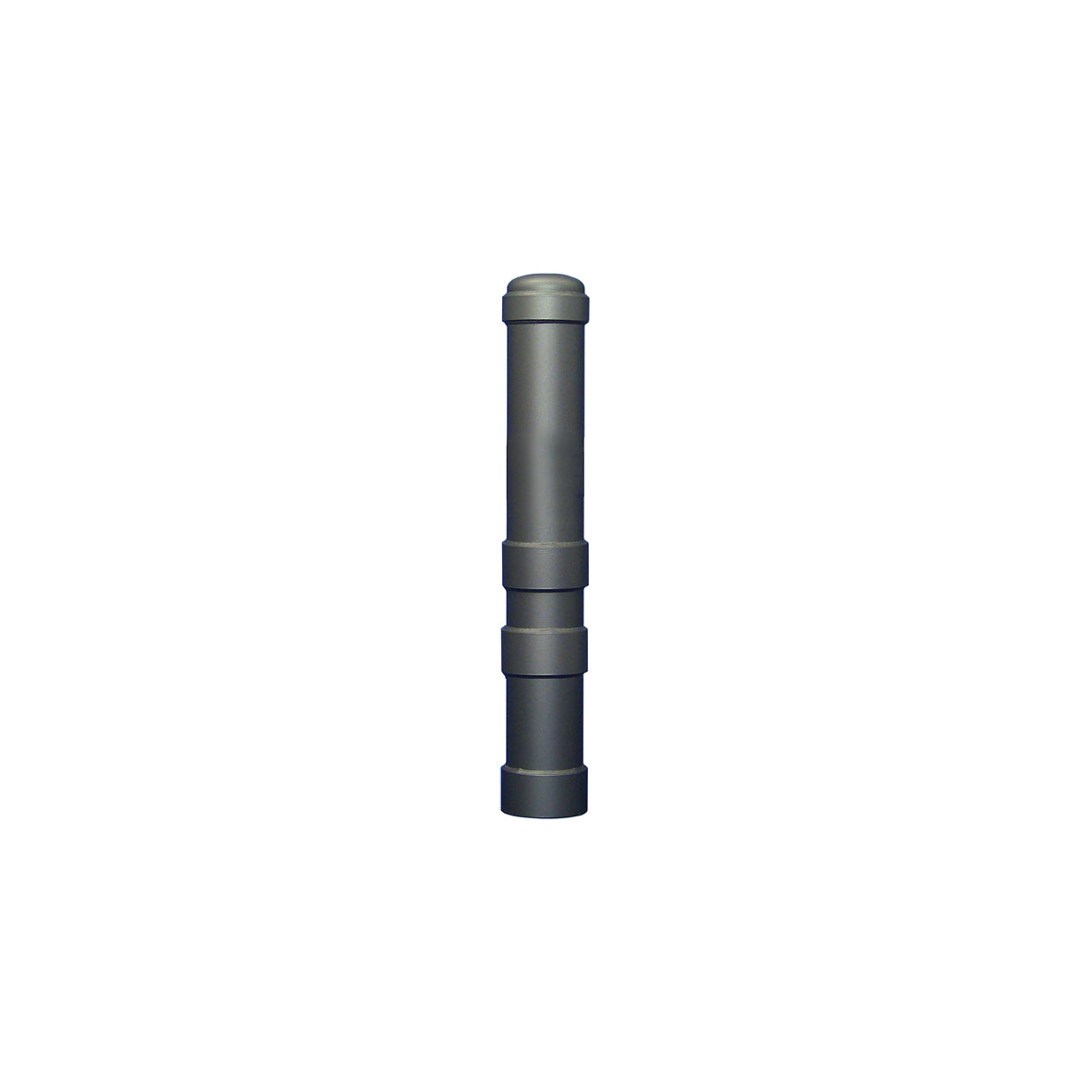 Stahlpoller, Stil 108B 75, H 750 mm, ø 108 mm, fester Einbau