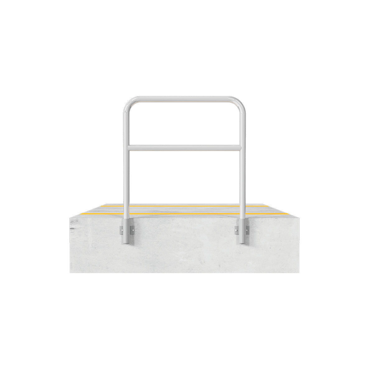 Sperrbügel Rampe, ø 48 mm, B/H 1200/1200 mm, zum Anschrauben, verzinkt