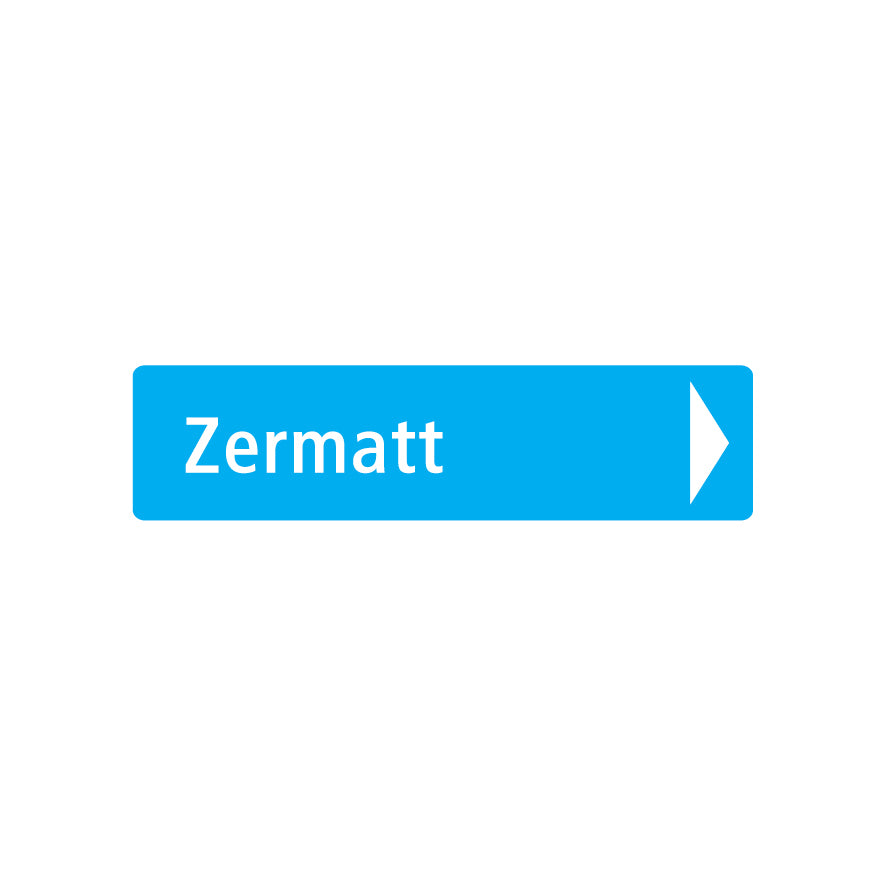 Pistenmarkierung, 1.0100, mit Text nach Wunsch oder Ihrem Logo, blau, 100/25 cm, Alu Composite 3 mm