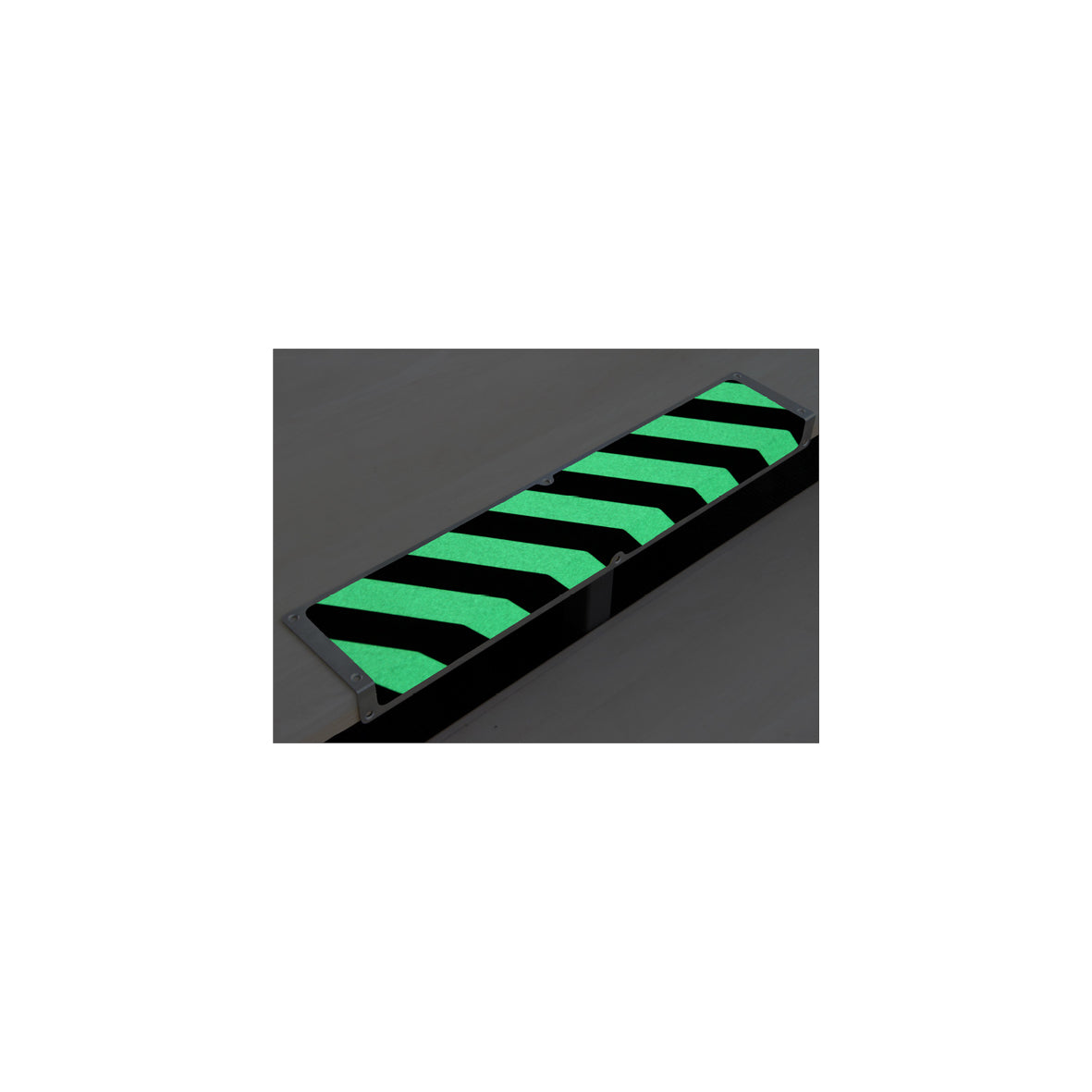 Antirutsch Kantenprofil, Alu, Nachleuchtend SG, 120 x 1000 x 45 mm