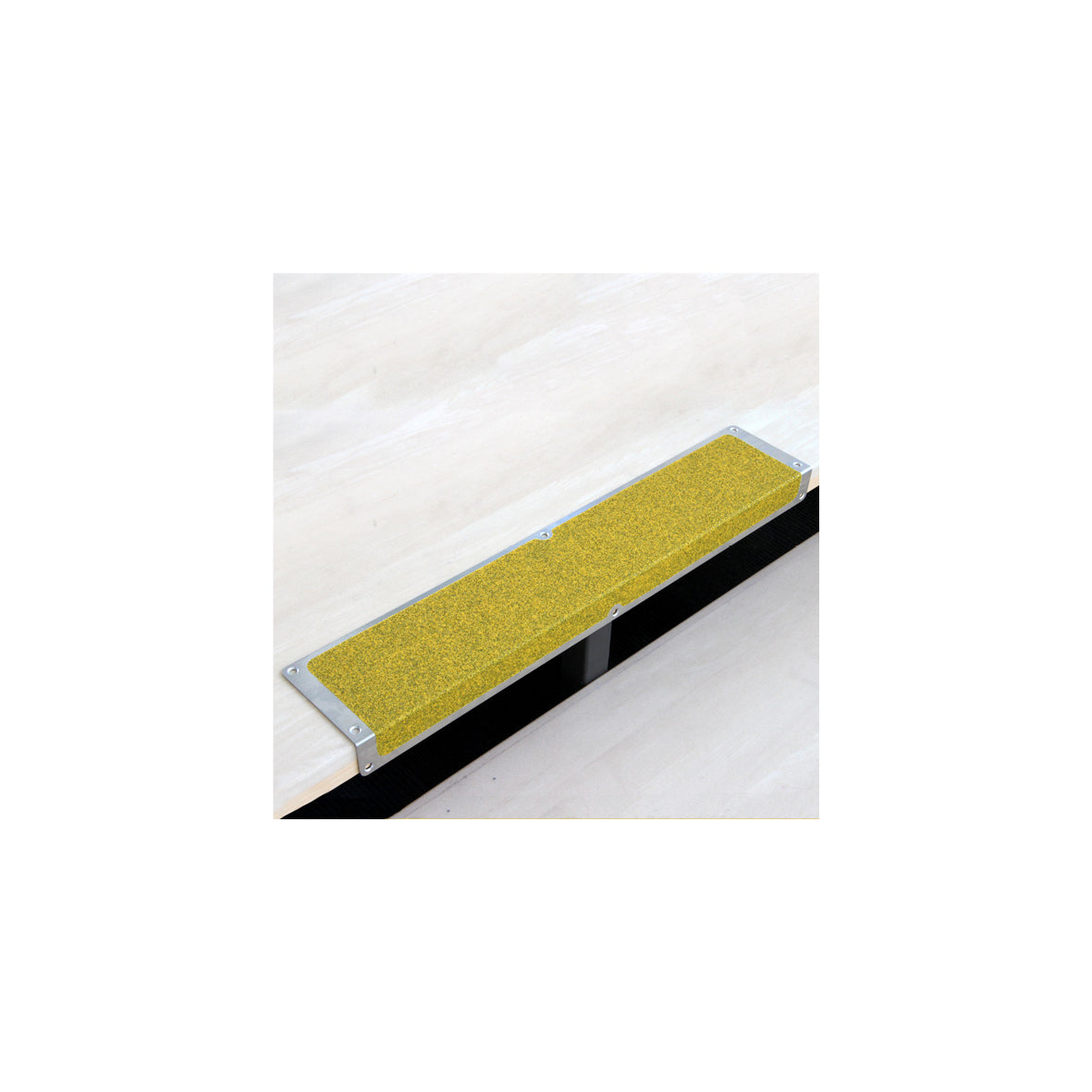Antirutsch Kantenprofil, Alu, Public 46 gelb, 120 x 1000 x 45 mm