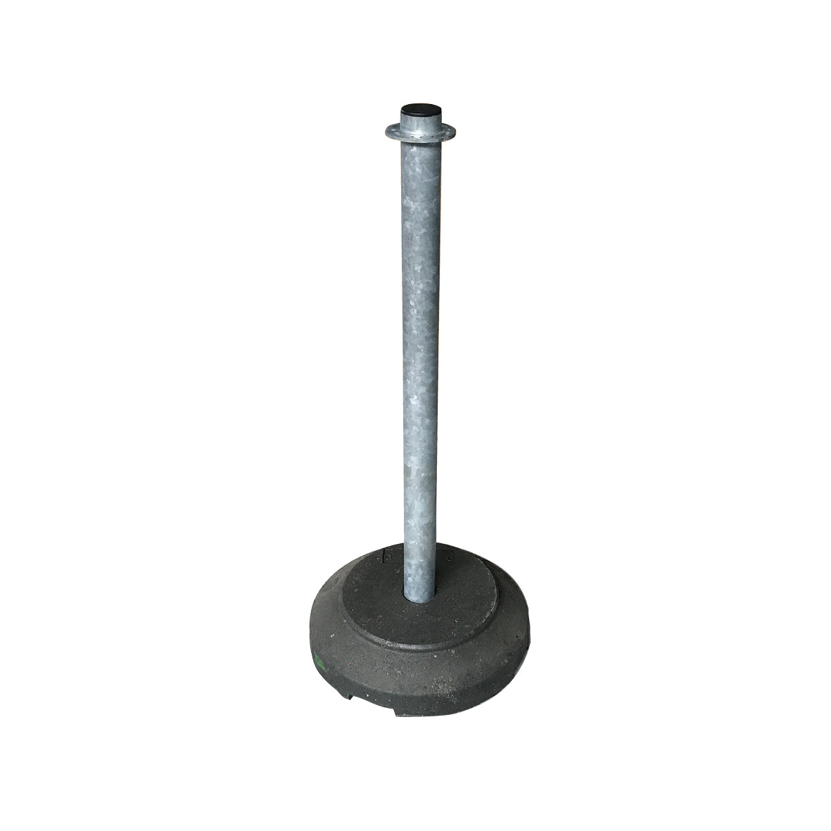Kettenständer 60 Rosette, mit Bakenfuss rund, verzinkt, H 1000 mm, 15 kg