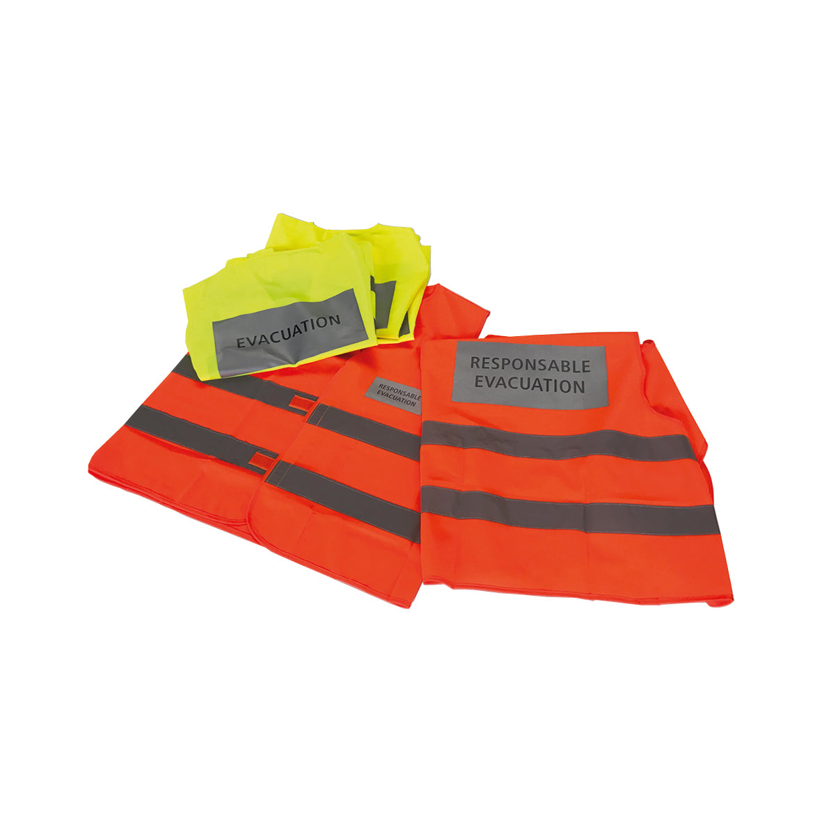 Warnweste mit Text reflektierend, EN 20471, orange fluoreszierend, reflektierender Text oder Logo nach Ihren Angaben