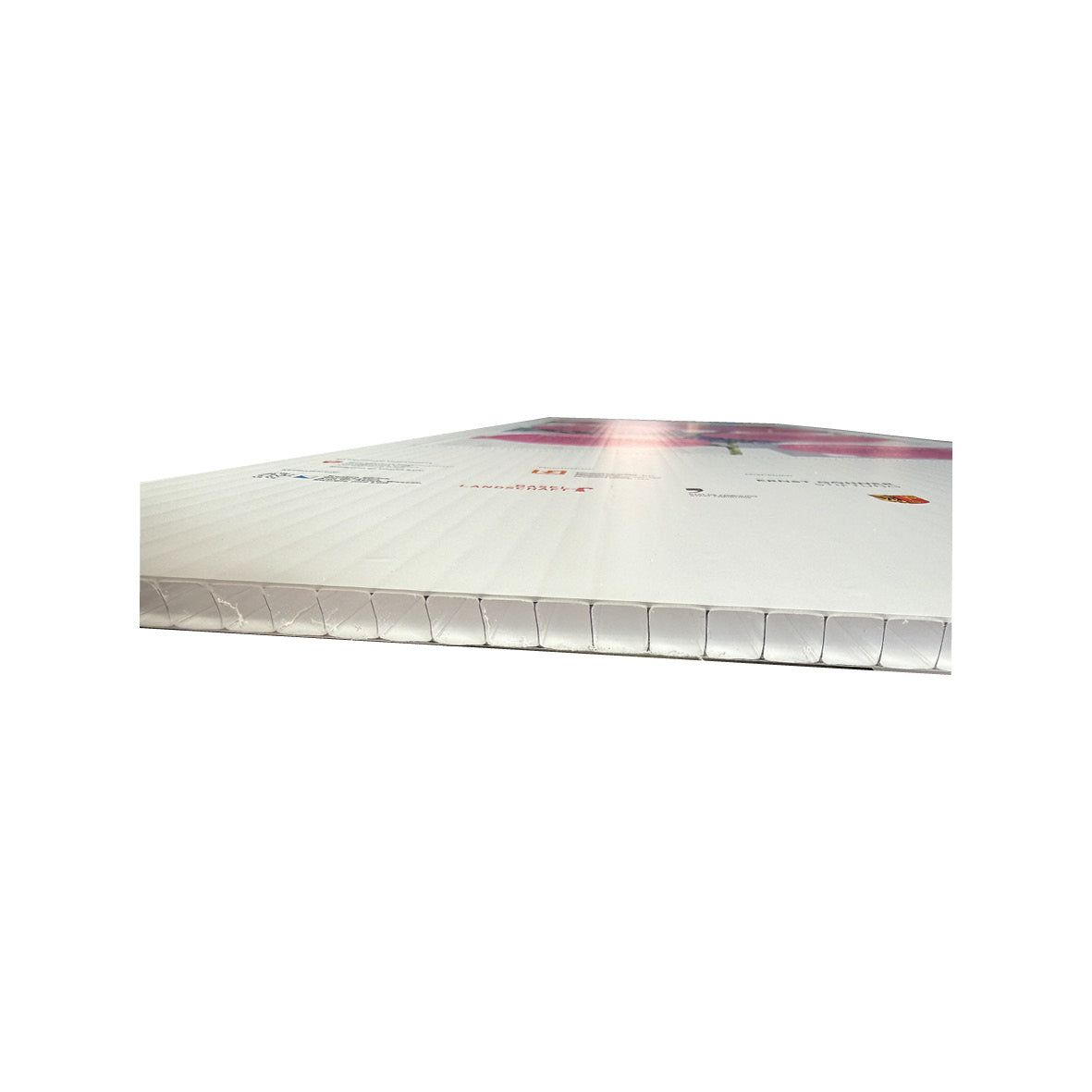 Paneele, Hohlkammerplatte PC mit Digitaldruck, Höhe 150 cm, Breite 50 cm, 1-seitiger Druck, 10 mm