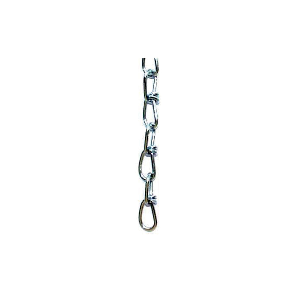 Knotenkette, Stahl promatverzinkt, 1.6 x 26.5 x 8.5 mm (DxLxB), VE= 30 m