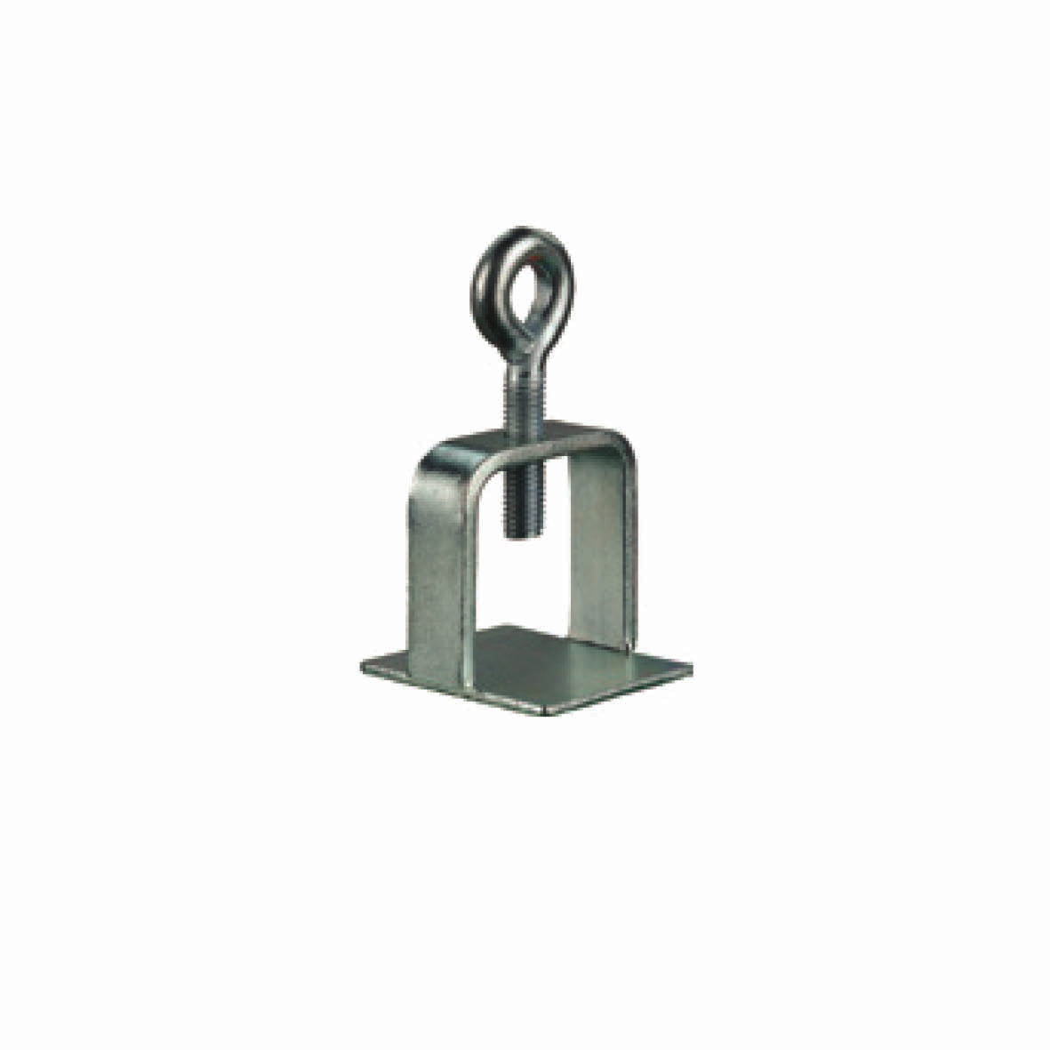 Schilderklemme, Metall, für 4-Kant-Rohr 60/40 mm oder ø 60 mm, mit Feststellschraube