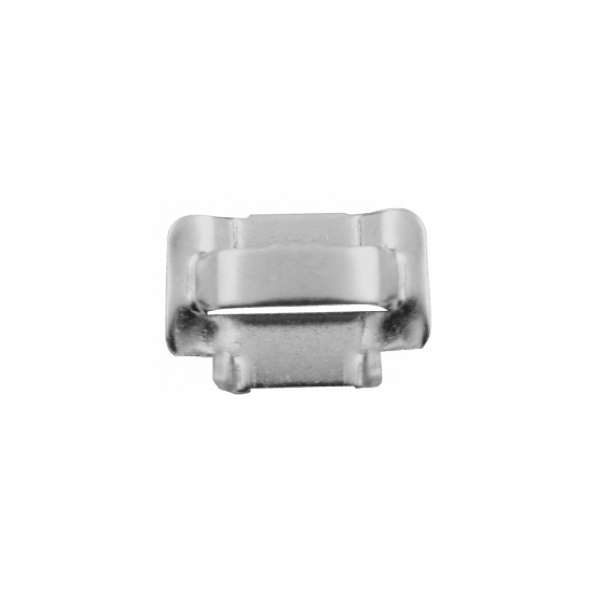 Edelstahlband, Verriegelungsschnalle, 10 x 1.0 mm, VE 50 Stk.