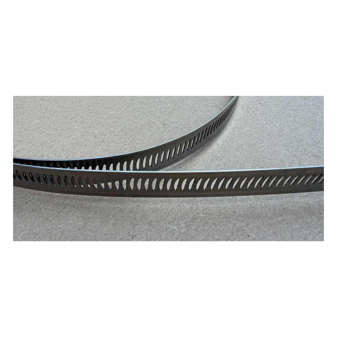 Edelstahlband, Spannband endlos geschlitzt, 12 x 0.6 mm, VE 30 m