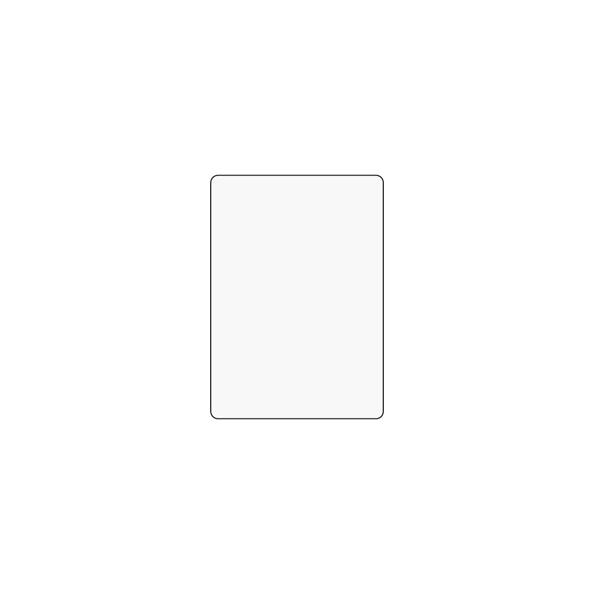 Klapprahmen Zubehör, 895/1280 mm, F4, Folie transparent mit Antireflex, VE 10 Stk.