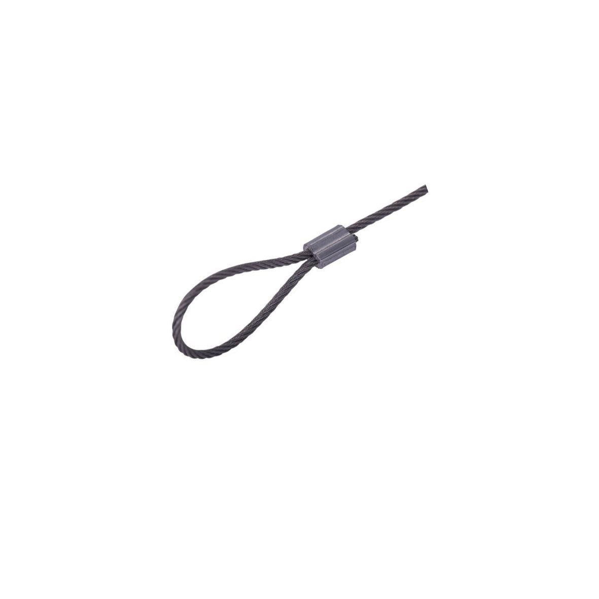 Stahlseil, Pressklemme für ø 1,5 mm Stahlseil, L = 16 mm, 1 VE = 100 Stk.