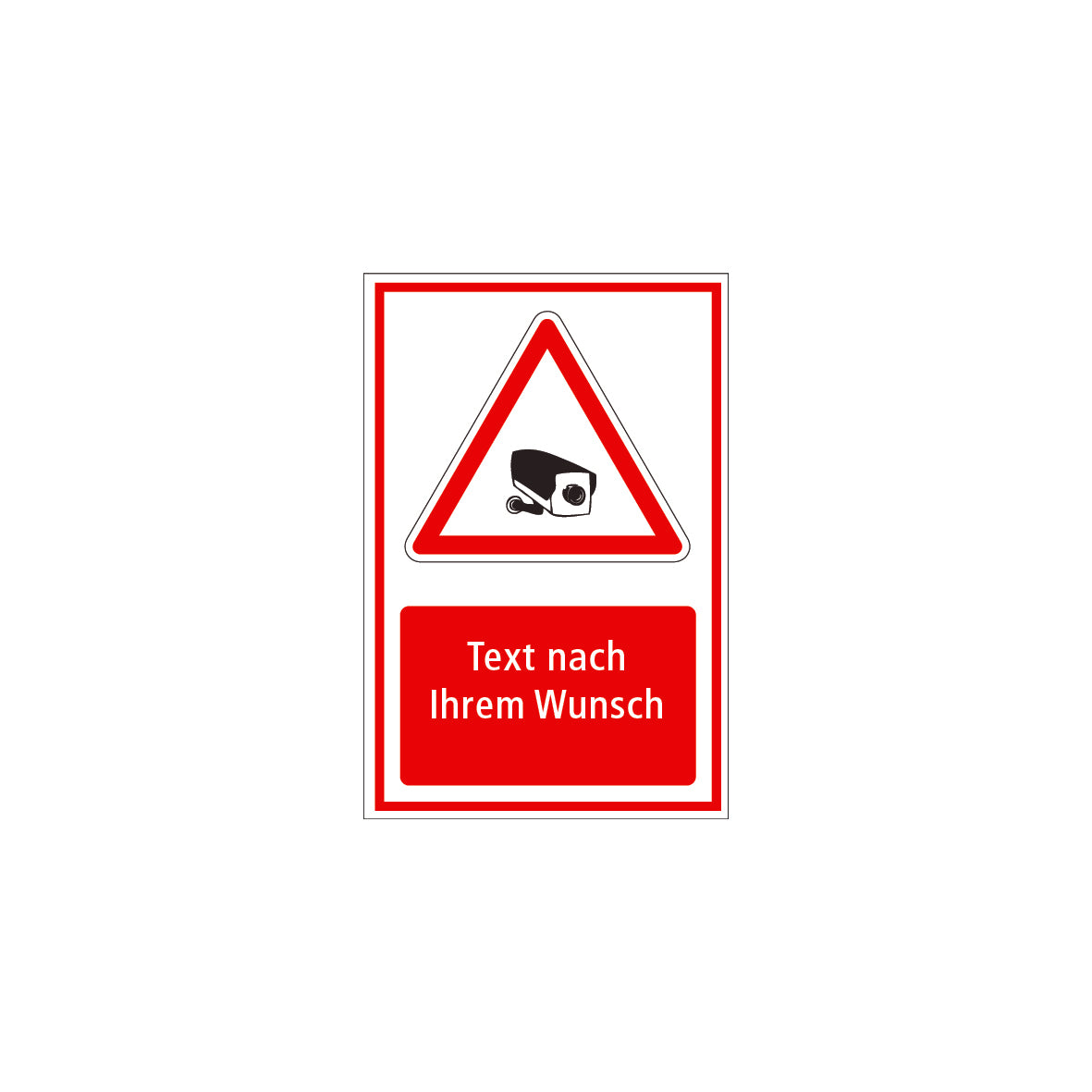 Video Infoschild Sonder, 6.0546, 200/300 mm, FO-A, Folie