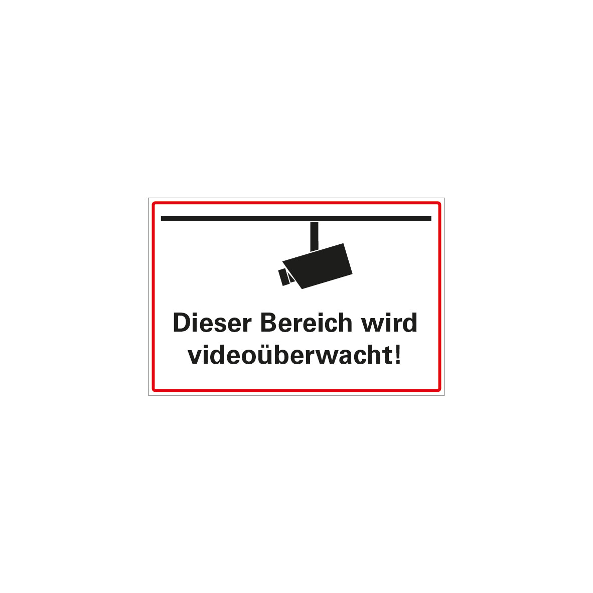 Video Infoschild, 6.0549, 300/200 mm, KU, Kunststoff