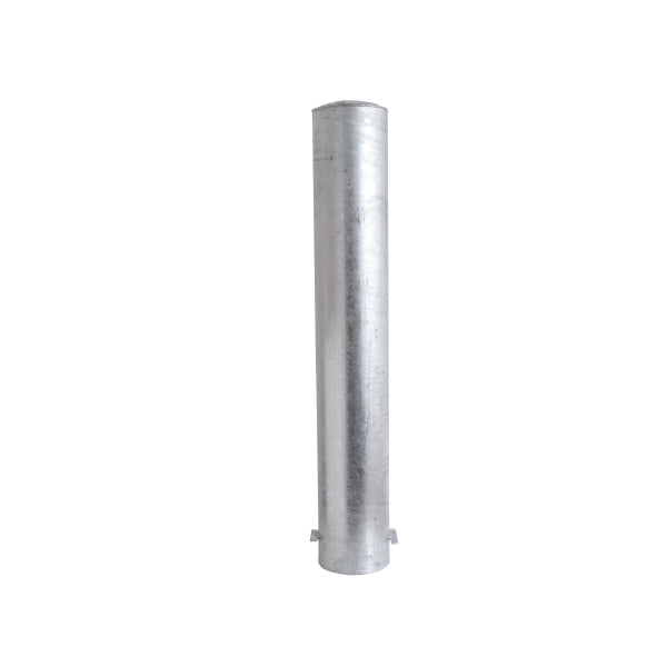 Stahlrohrpoller ø 193 mm, 3,6 mm, L = 2000 mm, verzinkt, zum Einbetonieren, mit aufgeschweisster Kappe