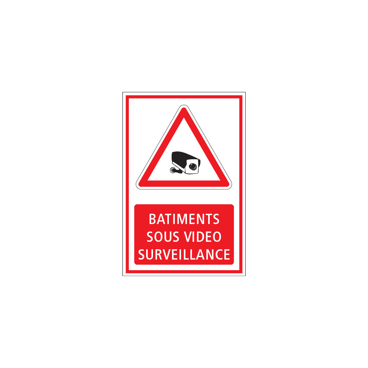 Video Infoschild, 6.0548, 200/300 mm, FO-A, Folie
