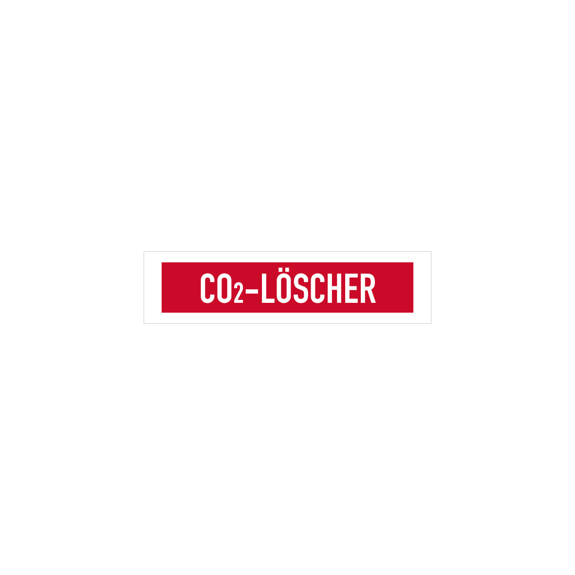 6.B-920 CO2-Löscher, Brandschutzzeichen, praxisbewährt