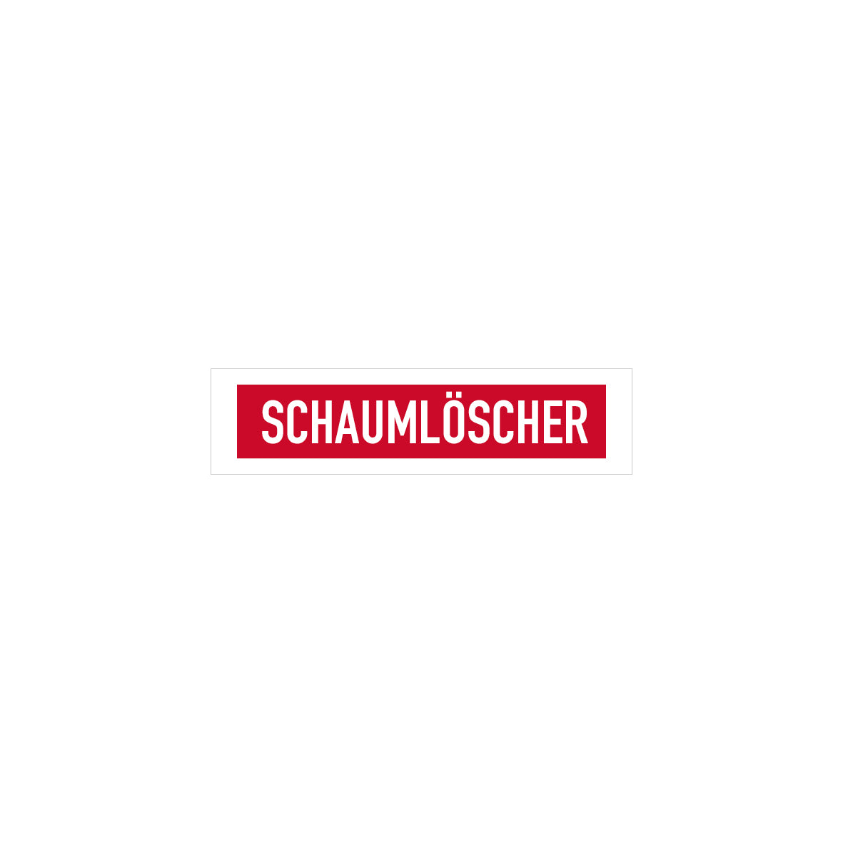 6.B-920 Schaumlöscher, Brandschutzzeichen, praxisbewährt