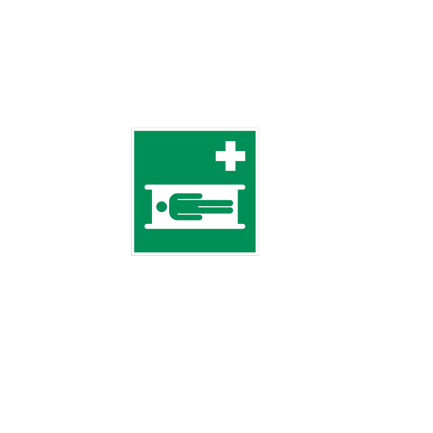 6.R-029 Krankentrage, Rettungszeichen, ISO