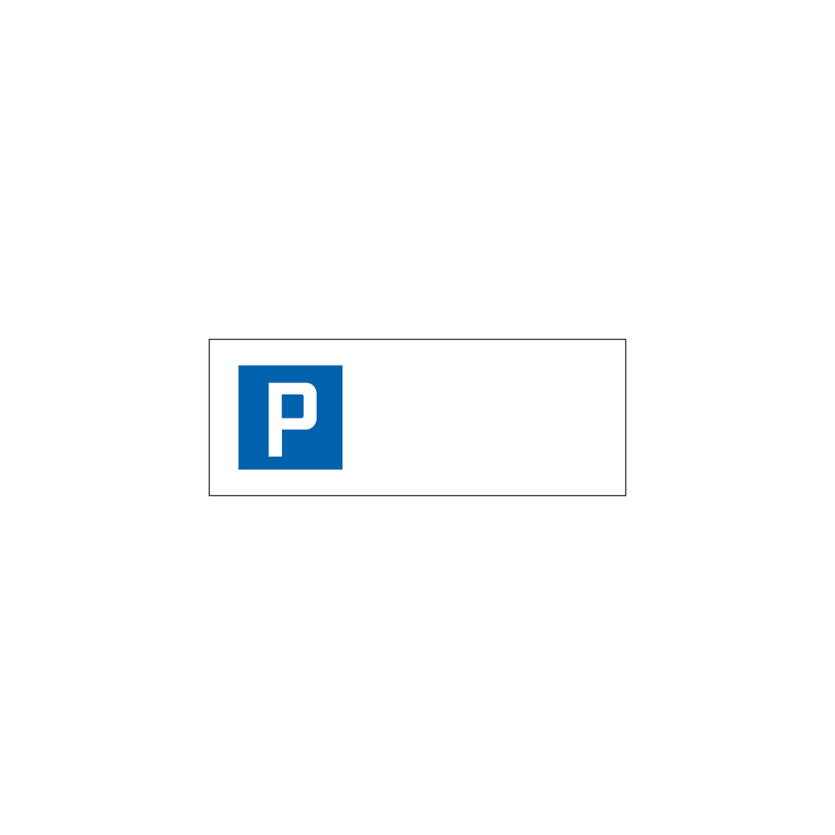 Parkplatzschild Sonderanfertigung, 4.17 und Ihr Text