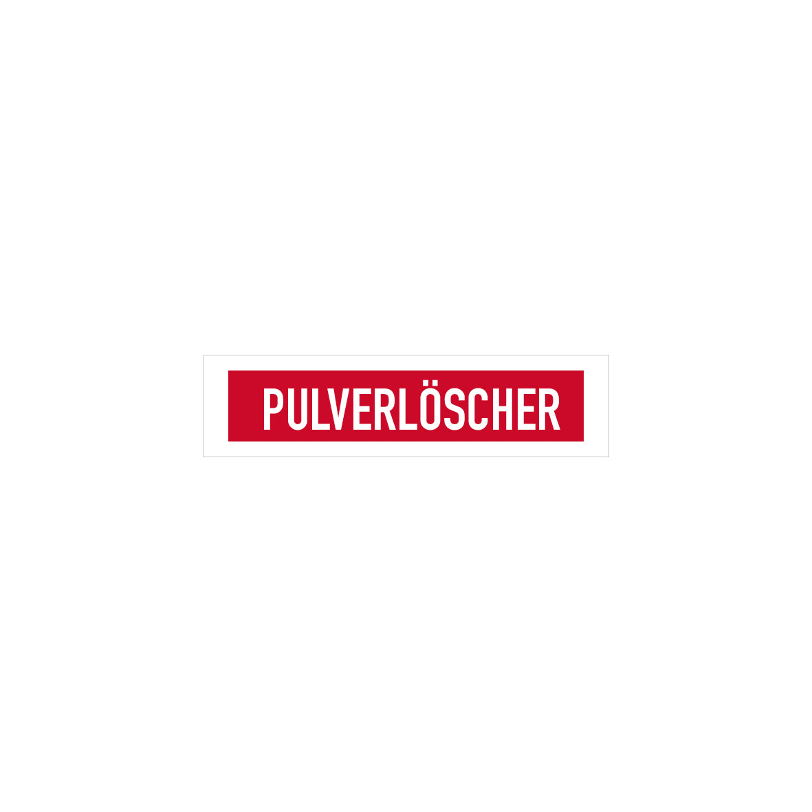 6.B-920 Pulverlöscher, Brandschutzzeichen, praxisbewährt