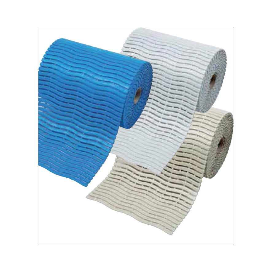 Soft Step, Hygienematte für feuchte Bereiche. Antibakterielle PVC-Gittermatte, 9 mm Höhe, Gewicht 4.3 kg pro m2. beige. B/L 60 cm x 15 m. 21 kg