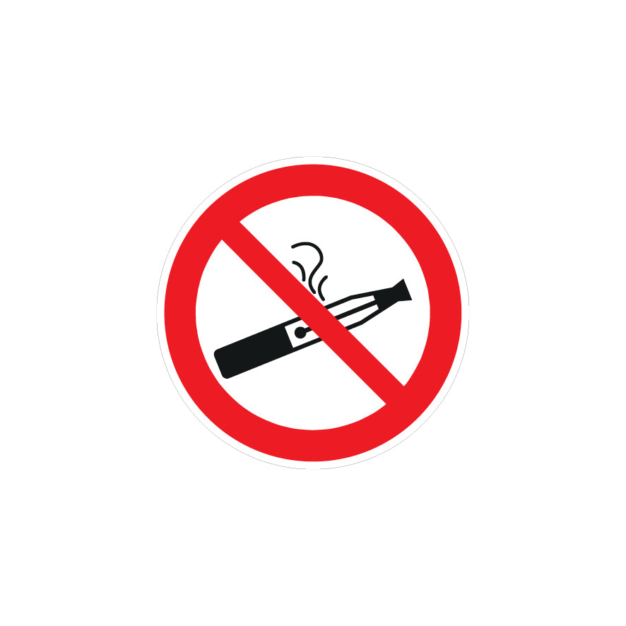 6.V-965 Dampfzigaretten verboten, Verbotszeichen, Praxisbewährt