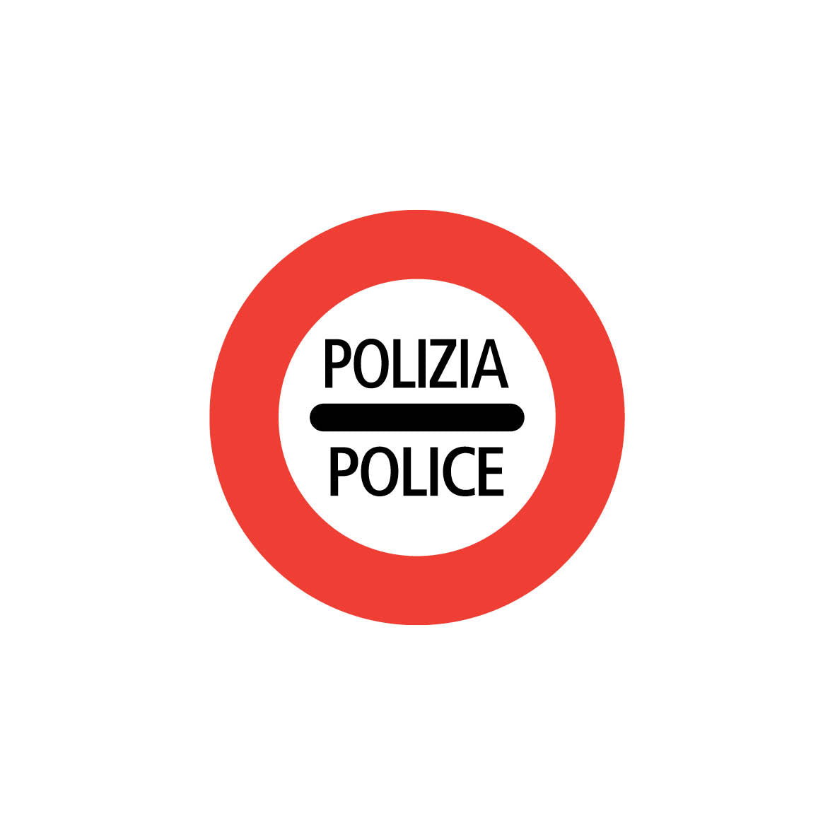 2.52b Polizei, Vorschriftssignal