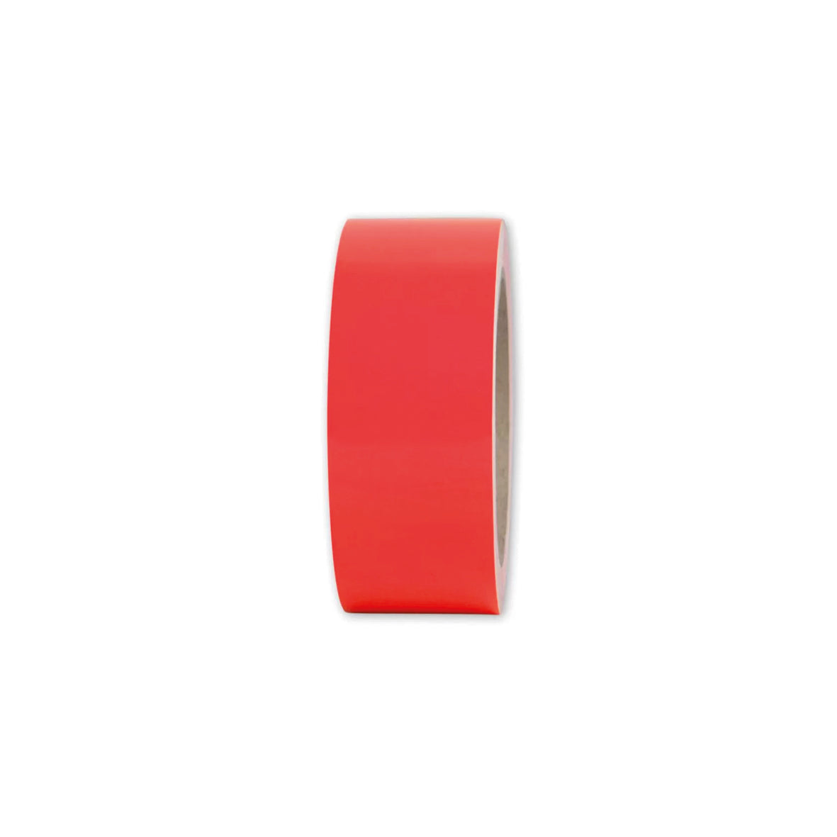 Warnmarkierungsband Fluor, rot, 10 m, Breite 5 cm