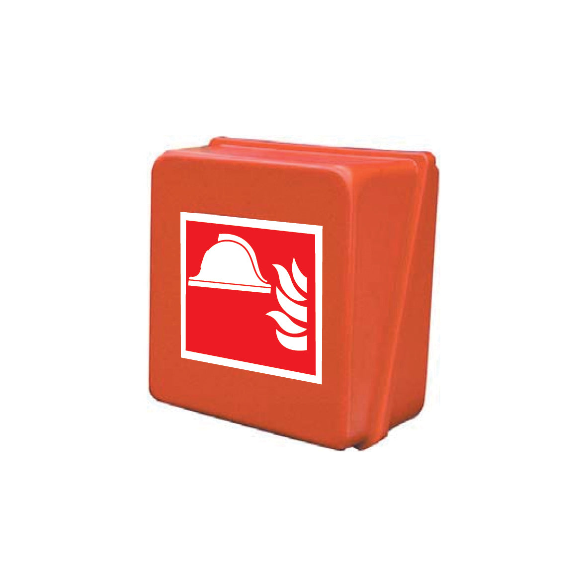 Löschdeckenbehälter, Kunststoff rot, 320 x 320 x 180 mm (BxHxT)