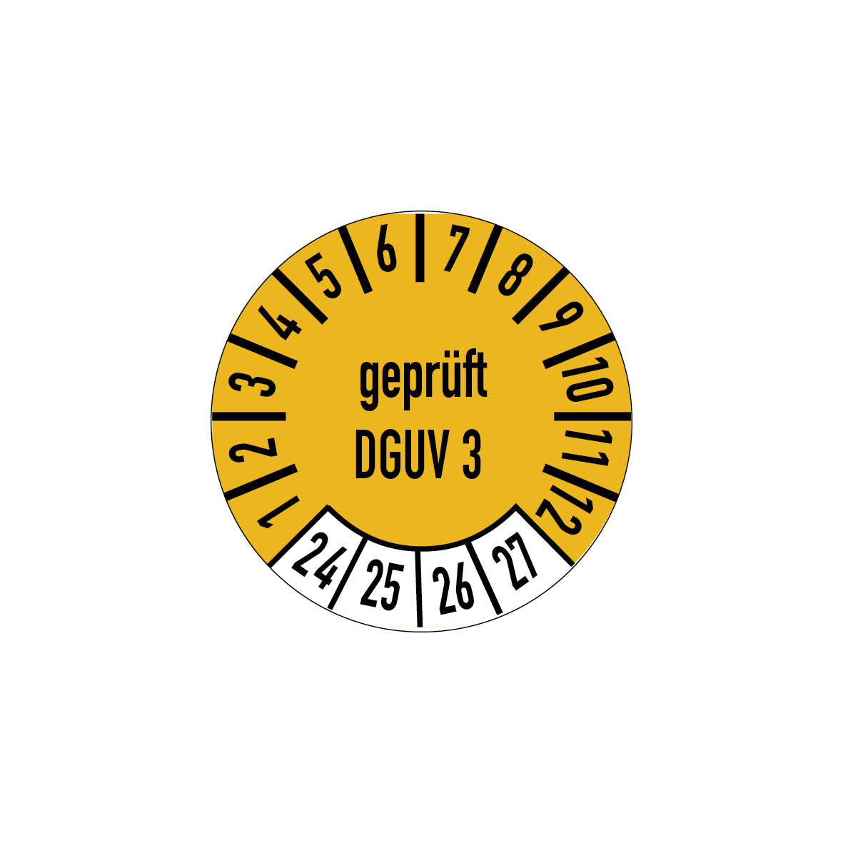 Prüfplakette, 4.P-206, Gesetzlich