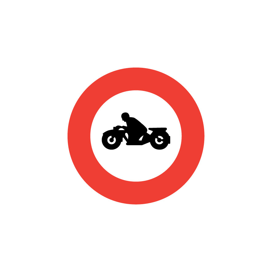 2.04 Verbot für Motorräder, Vorschriftssignal