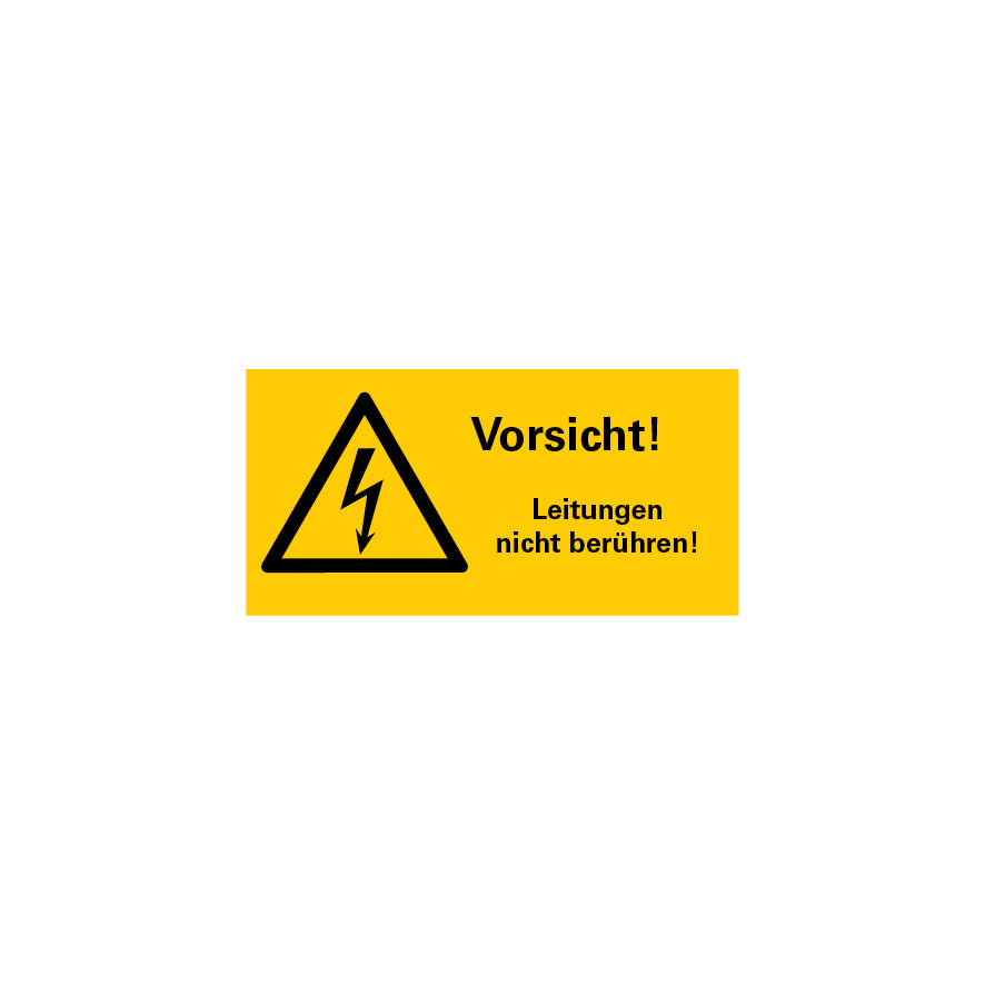 Warnzeichen Elektro, FO, Folie selbstklebend, Logobibliothek 6.W-186