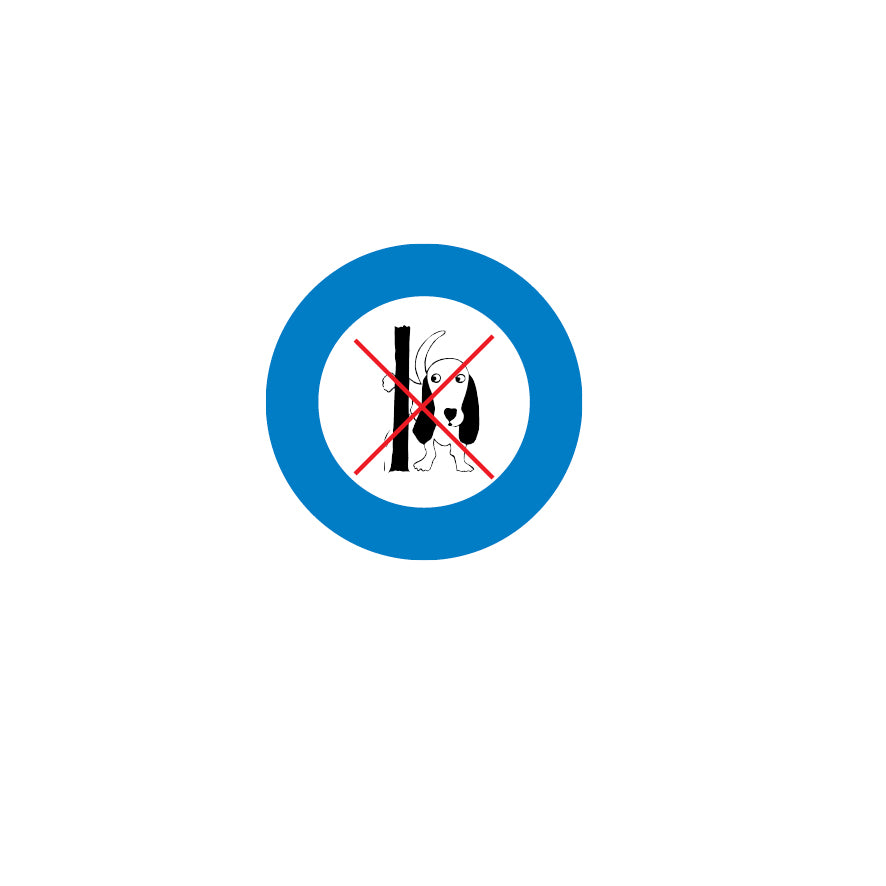 Hundeverbot 7.0011, ø 20 cm, EG