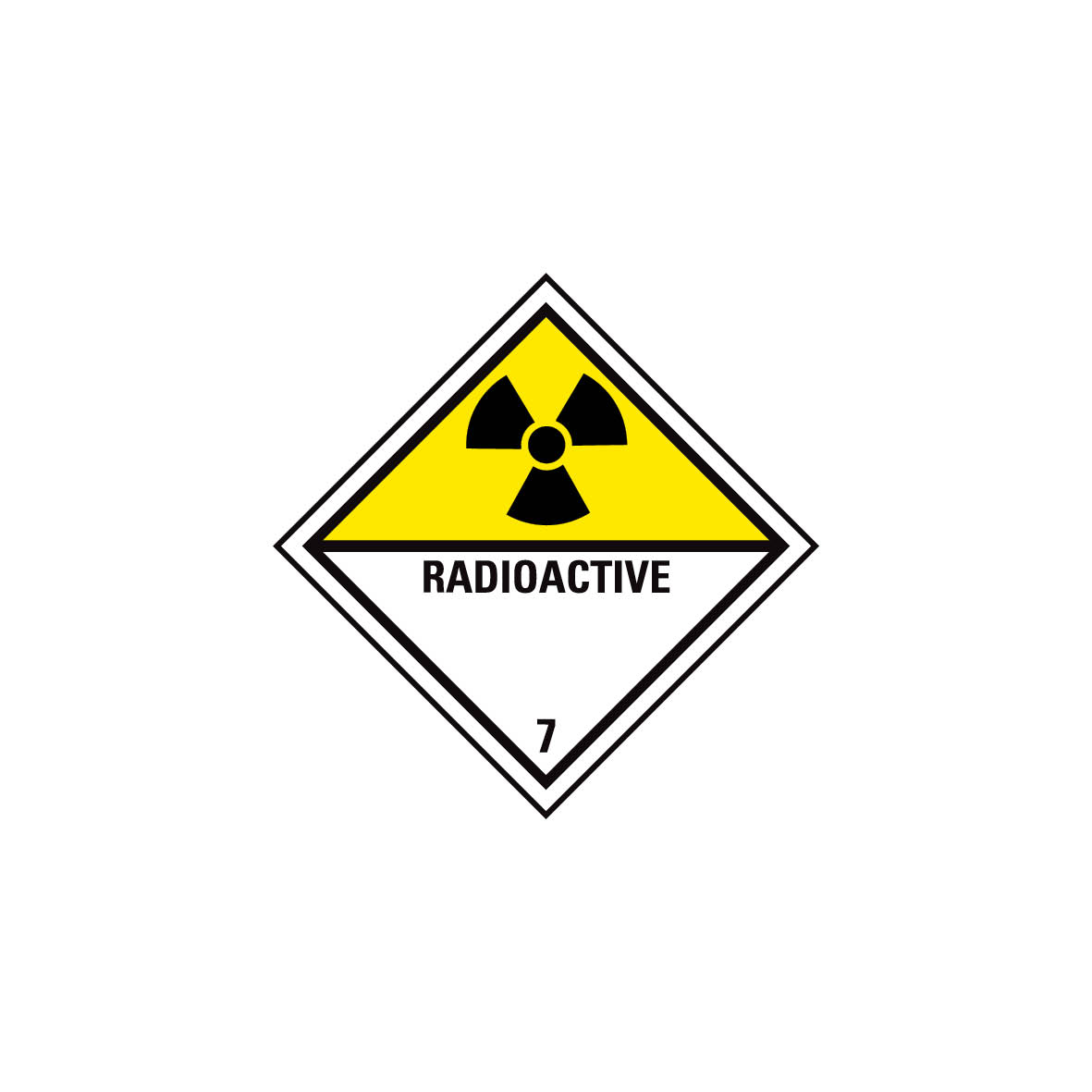 Gefahrgut Kl. 7, Radioactive 5.0133