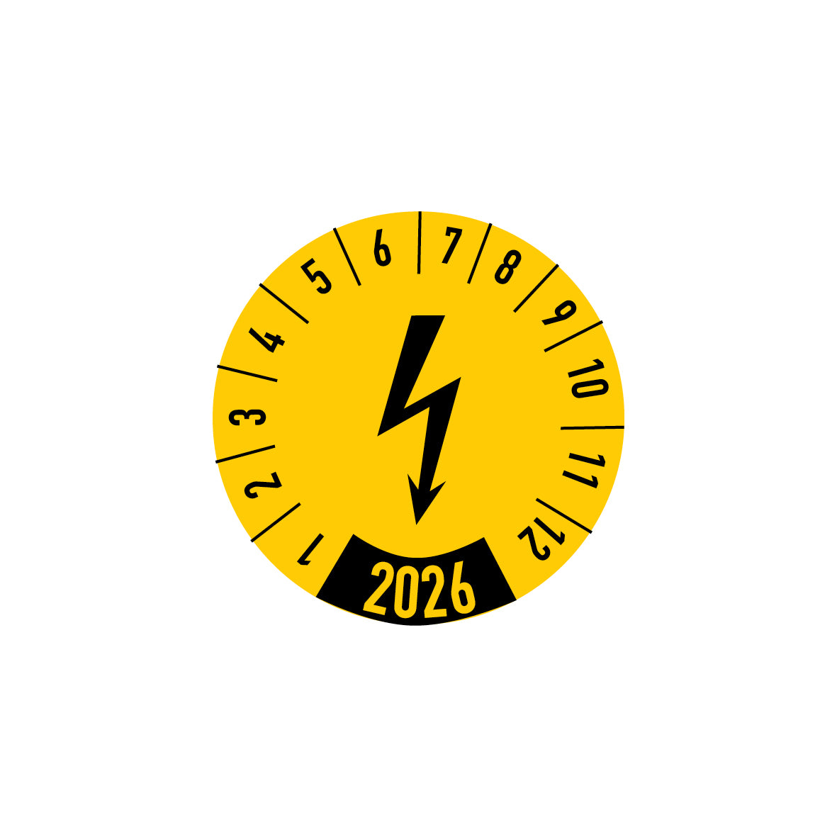 Prüfplakette, 4.P-235, Elektro