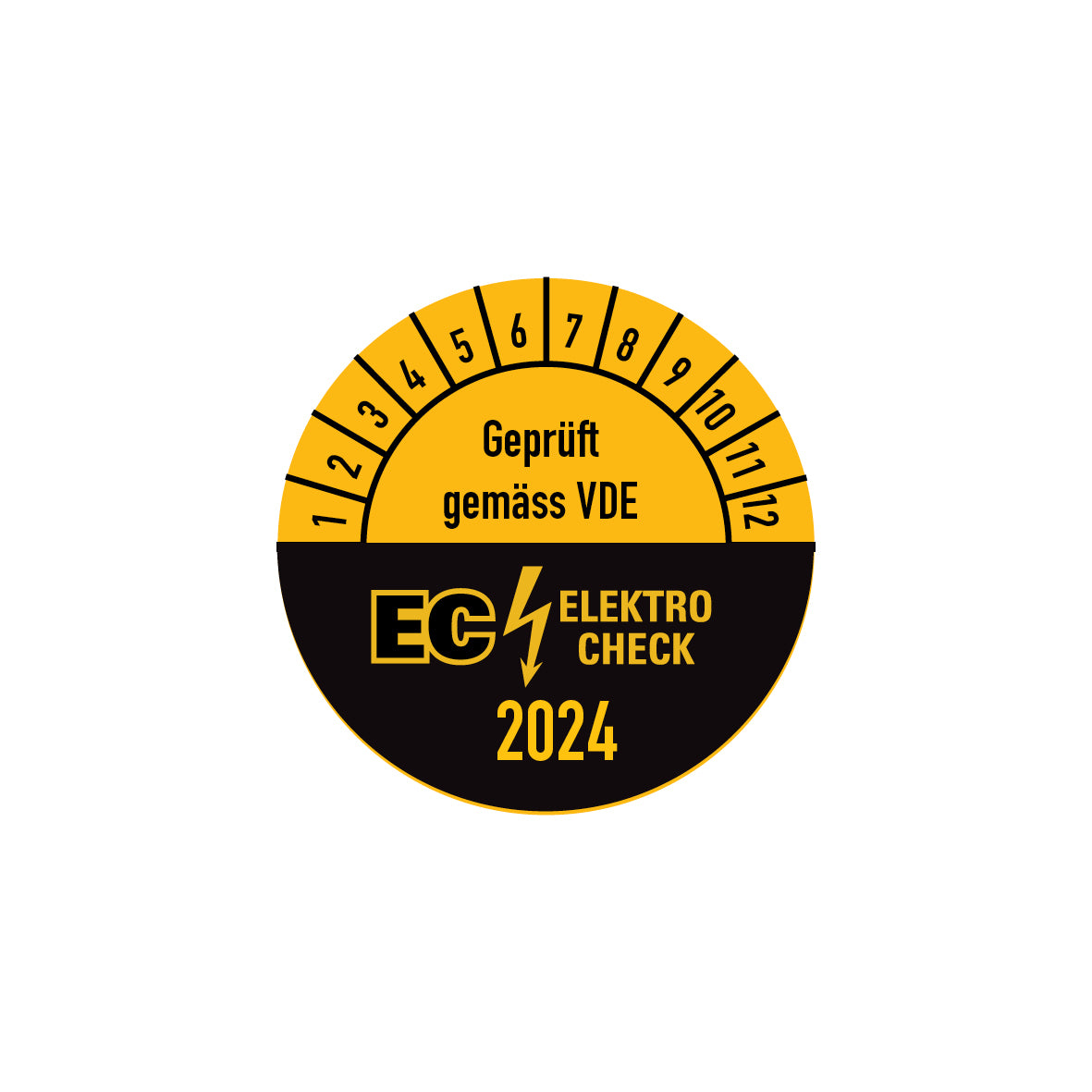 Prüfplakette, 4.P-240, Elektro