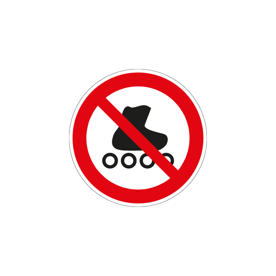 6.V-958 Inline Skates verboten 2, Verbotszeichen, Praxisbewährt
