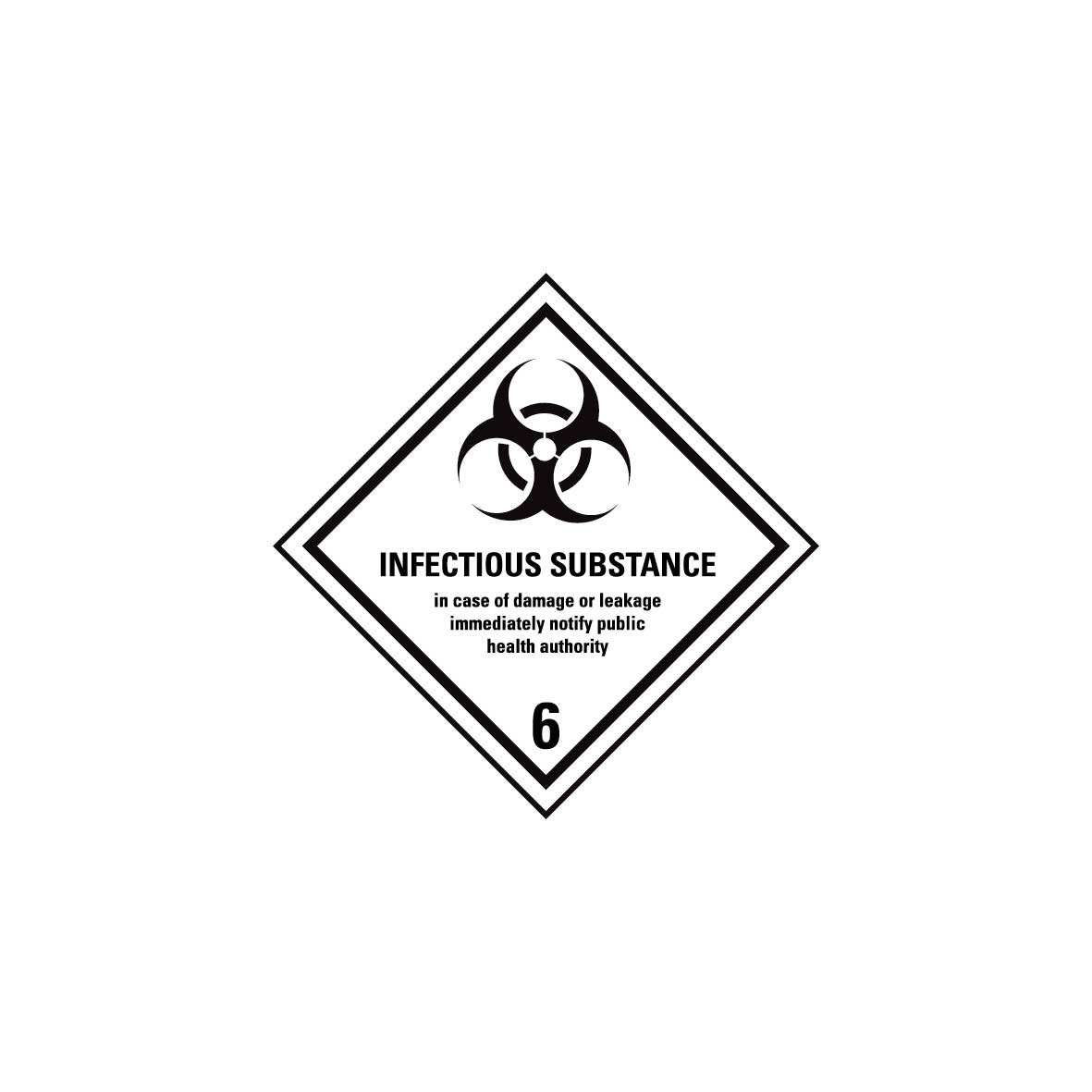 Gefahrgut Kl. 6.2, Ansteckungsgefährliche Substanzen 5.0119.1, Infectious substance