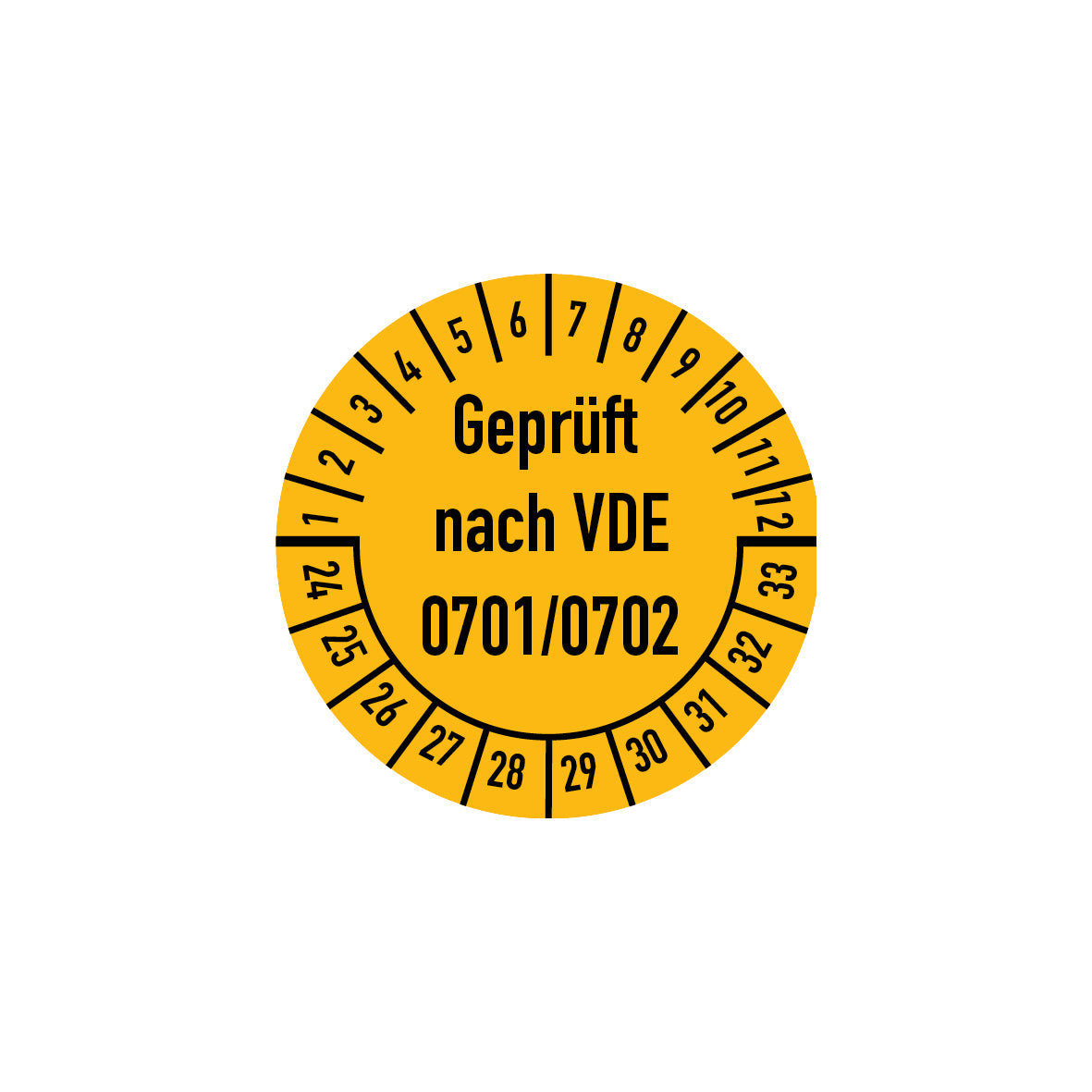 Prüfplakette, 4.P-260, Elektro