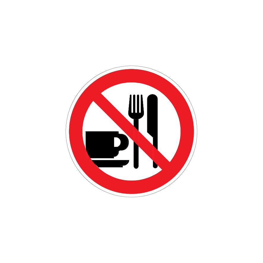 6.V-902 Essen und Trinken verboten, Verbotszeichen, Praxisbewährt